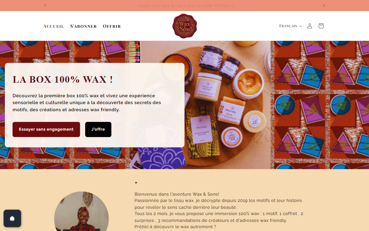 Wax & Sens Box